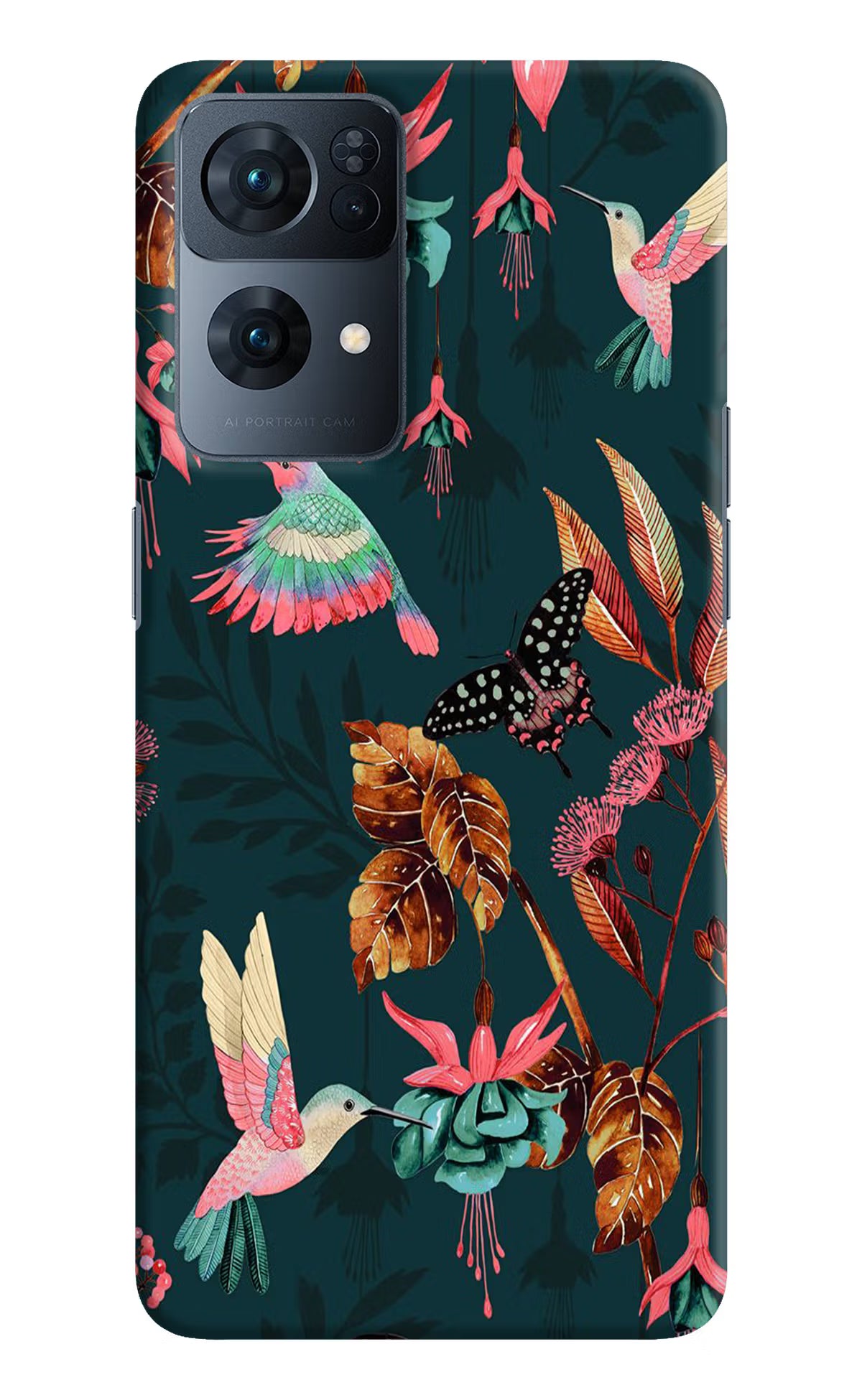 Birds Oppo Reno7 Pro 5G Hard Case Back Cover by Casekaro