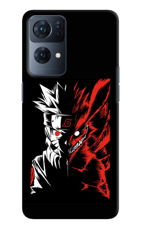 Naruto Two Face Oppo Reno7 Pro 5G Hard Case Back Cover by Casekaro