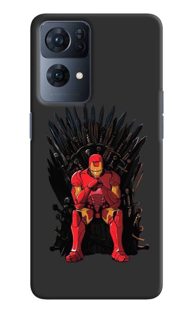 Ironman Throne Oppo Reno7 Pro 5G Hard Case Back Cover by Casekaro