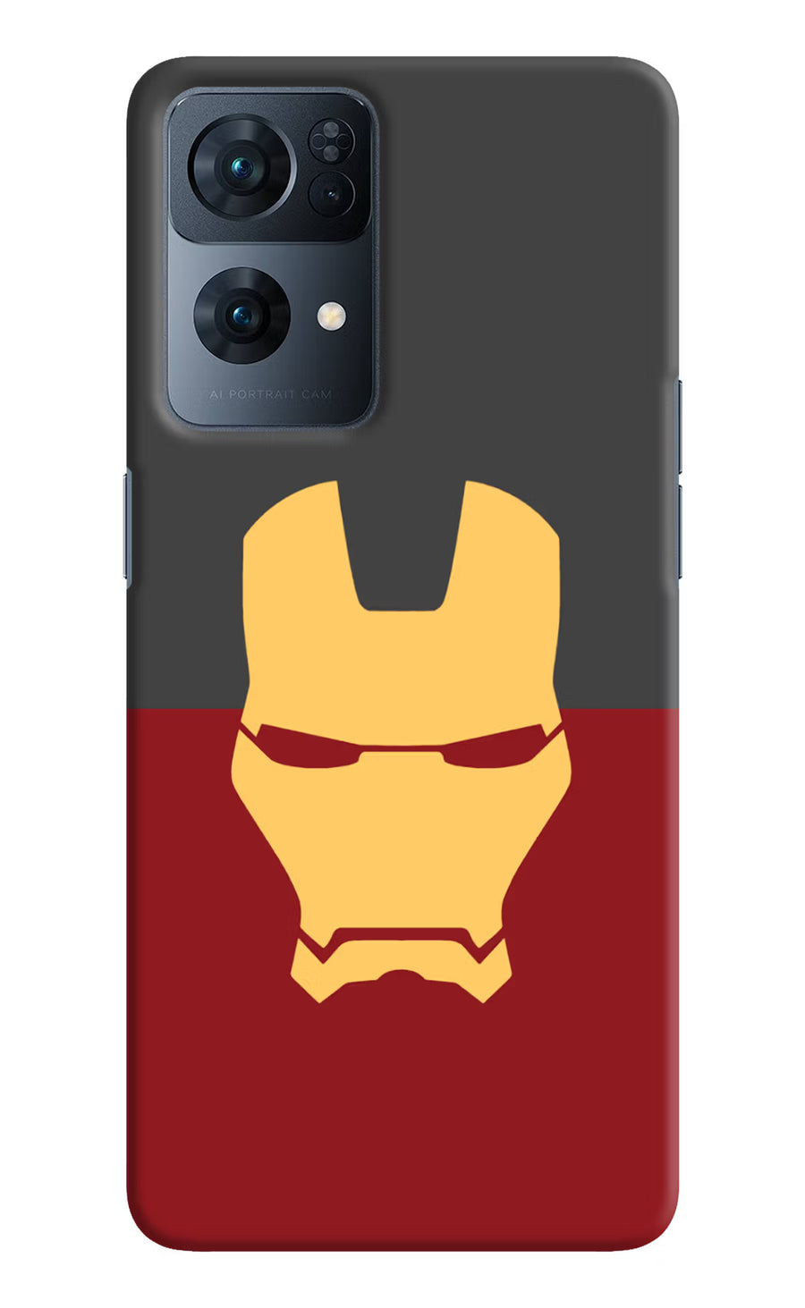 Ironman Oppo Reno7 Pro 5G Back Cover, Hard case