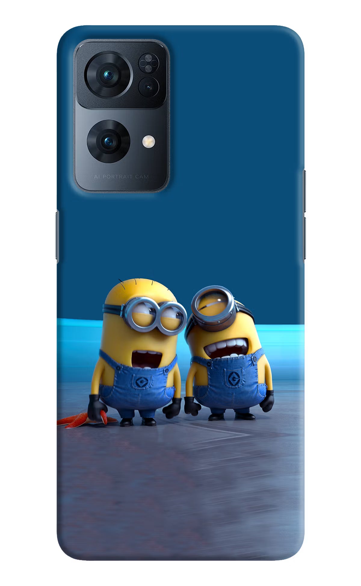 Minion Laughing Oppo Reno7 Pro 5G Hard Case Back Cover by Casekaro