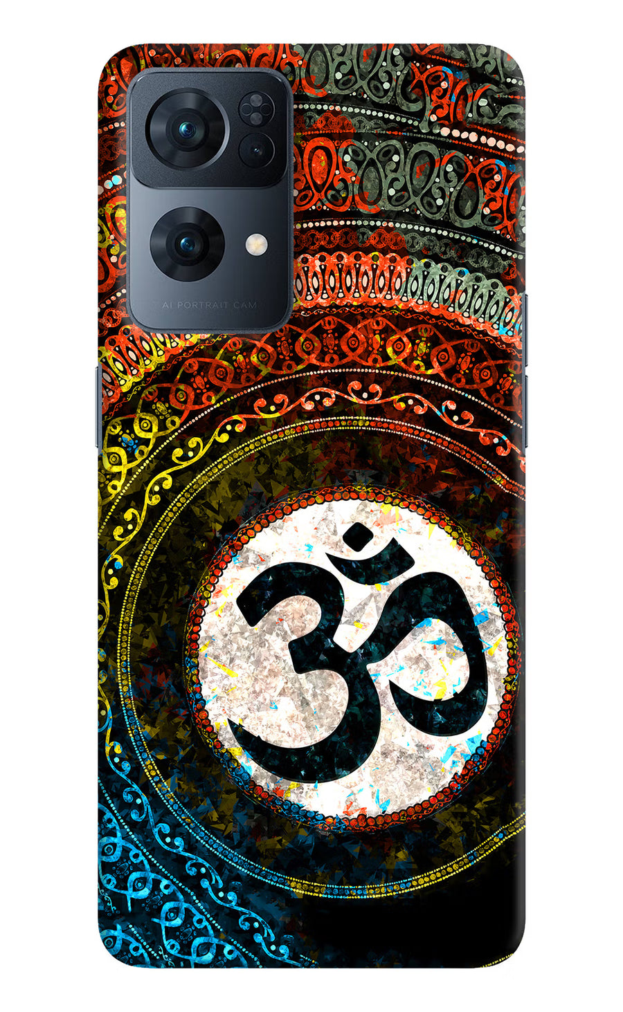 Om Cultural Oppo Reno7 Pro 5G Back Cover, Hard case