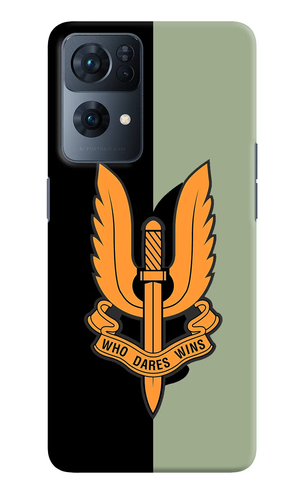 Balidan Logo Oppo Reno7 Pro 5G Hard Case Back Cover by Casekaro