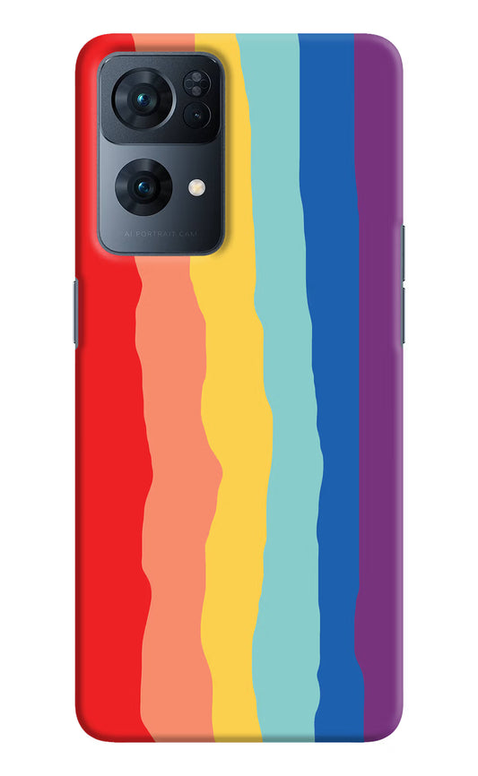 Rainbow Oppo Reno7 Pro 5G Hard Case Back Cover by Casekaro