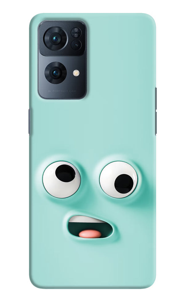 Funny Cartoon Oppo Reno7 Pro 5G Hard Case Back Cover by Casekaro