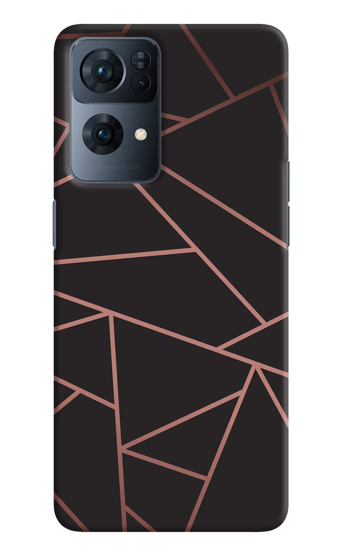 Geometric Pattern Oppo Reno7 Pro 5G Hard Case Back Cover by Casekaro