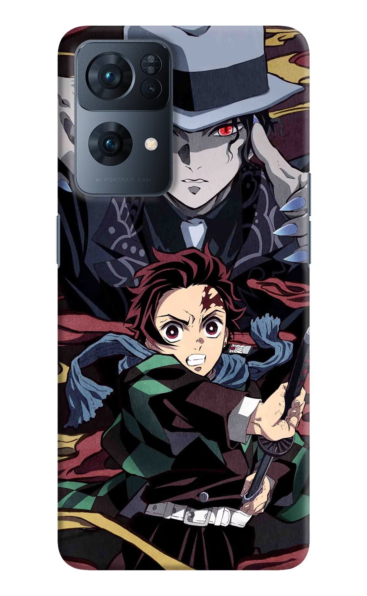 Demon Slayer Oppo Reno7 Pro 5G Hard Case Back Cover by Casekaro