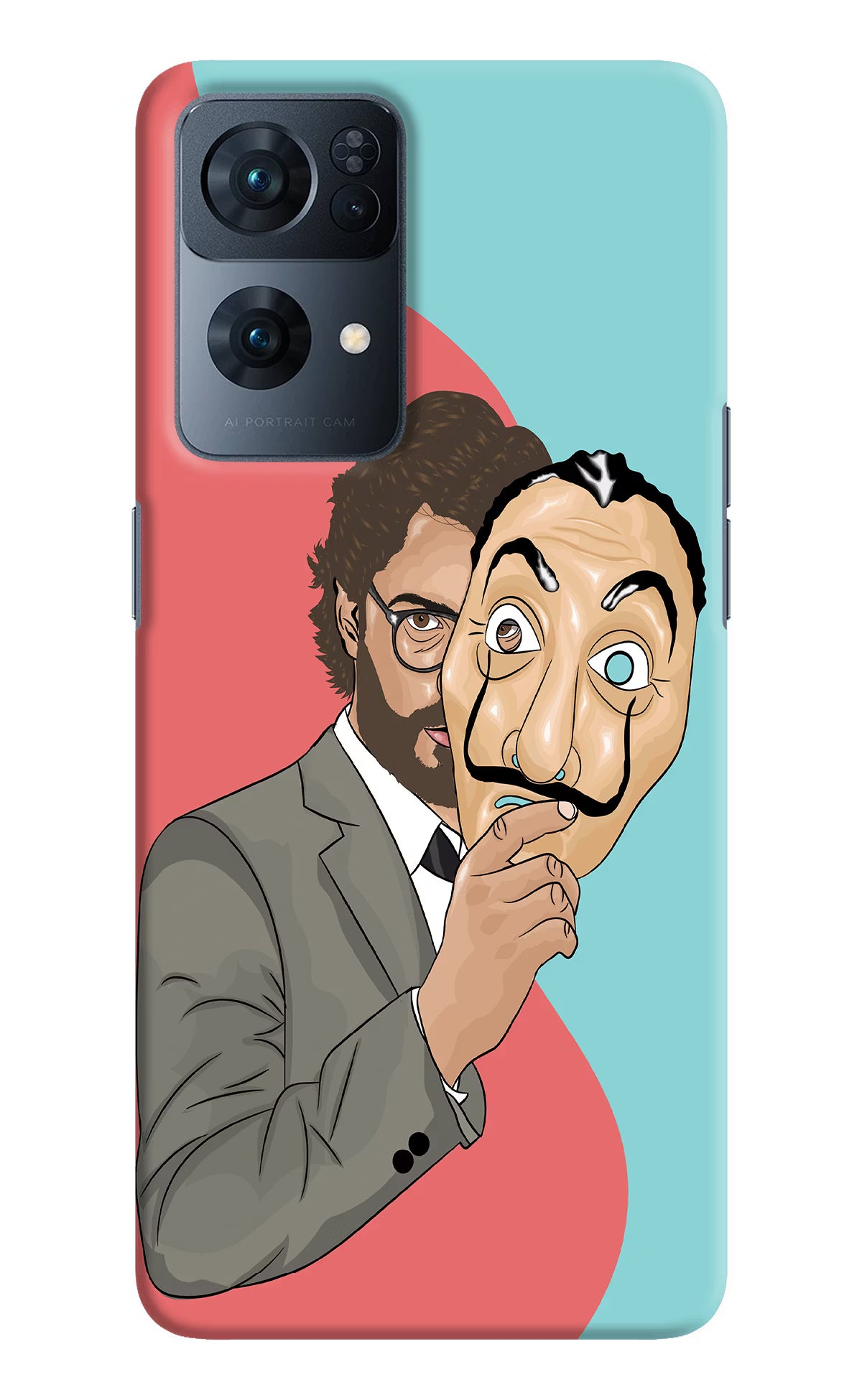 Professor Oppo Reno7 Pro 5G Hard Case Back Cover by Casekaro