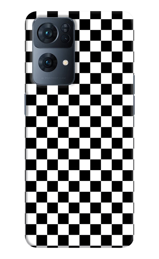 Chess Board Oppo Reno7 Pro 5G Hard Case Back Cover by Casekaro