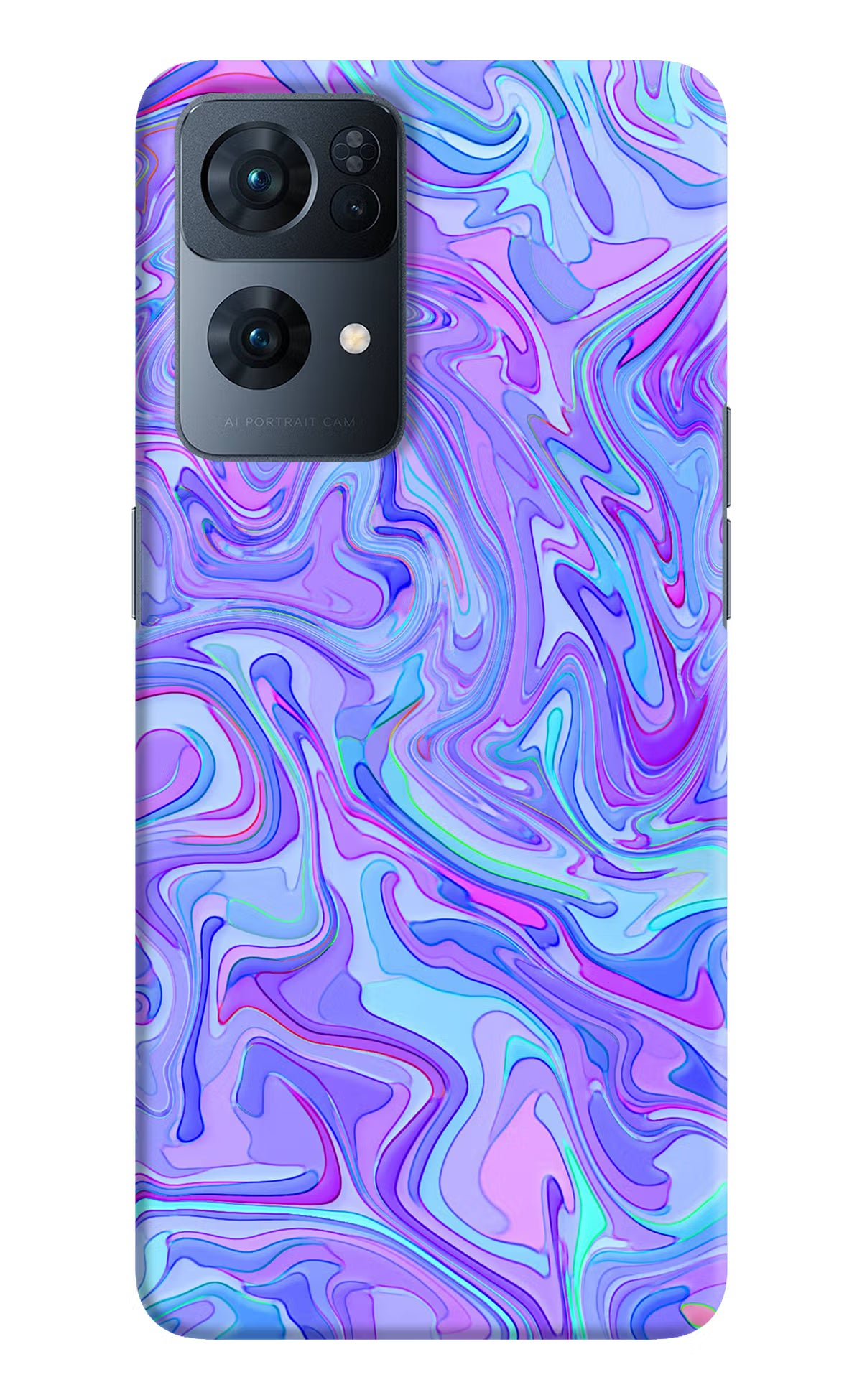 Glitter Oppo Reno7 Pro 5G Hard Case Back Cover by Casekaro