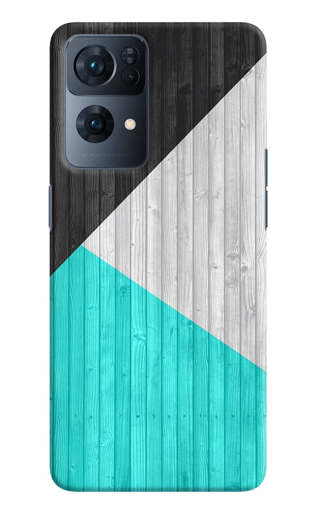 Wooden Abstract Oppo Reno7 Pro 5G Hard Case Back Cover by Casekaro