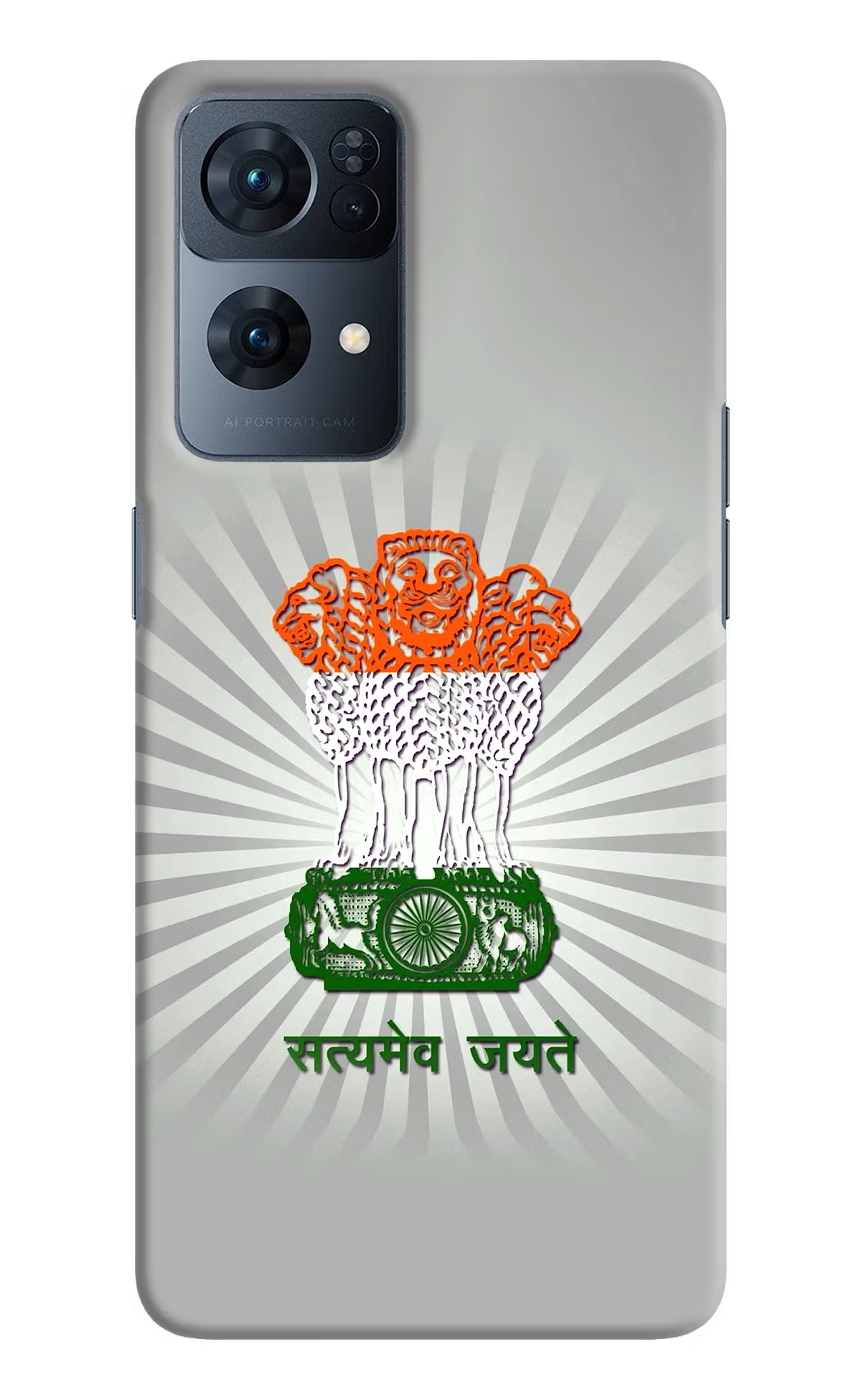 Satyamev Jayate Art Oppo Reno7 Pro 5G Hard Case Back Cover by Casekaro