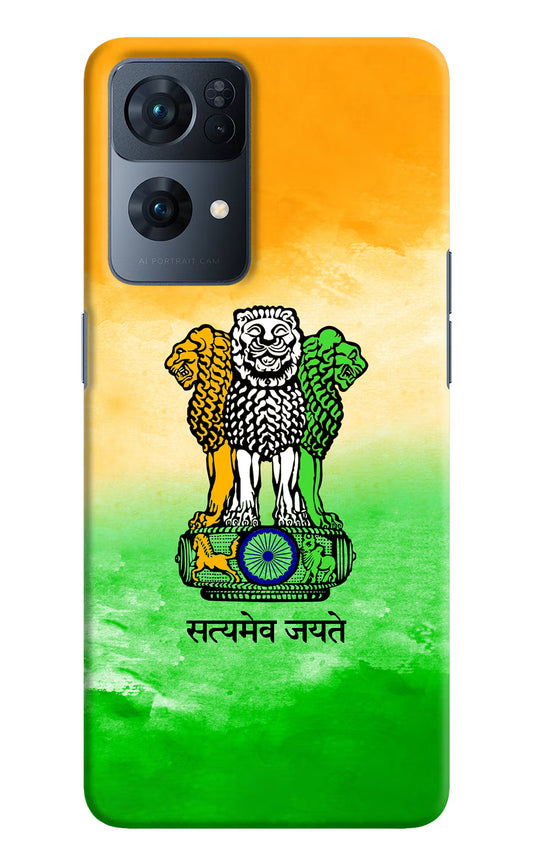 Satyamev Jayate Flag Oppo Reno7 Pro 5G Hard Case Back Cover by Casekaro