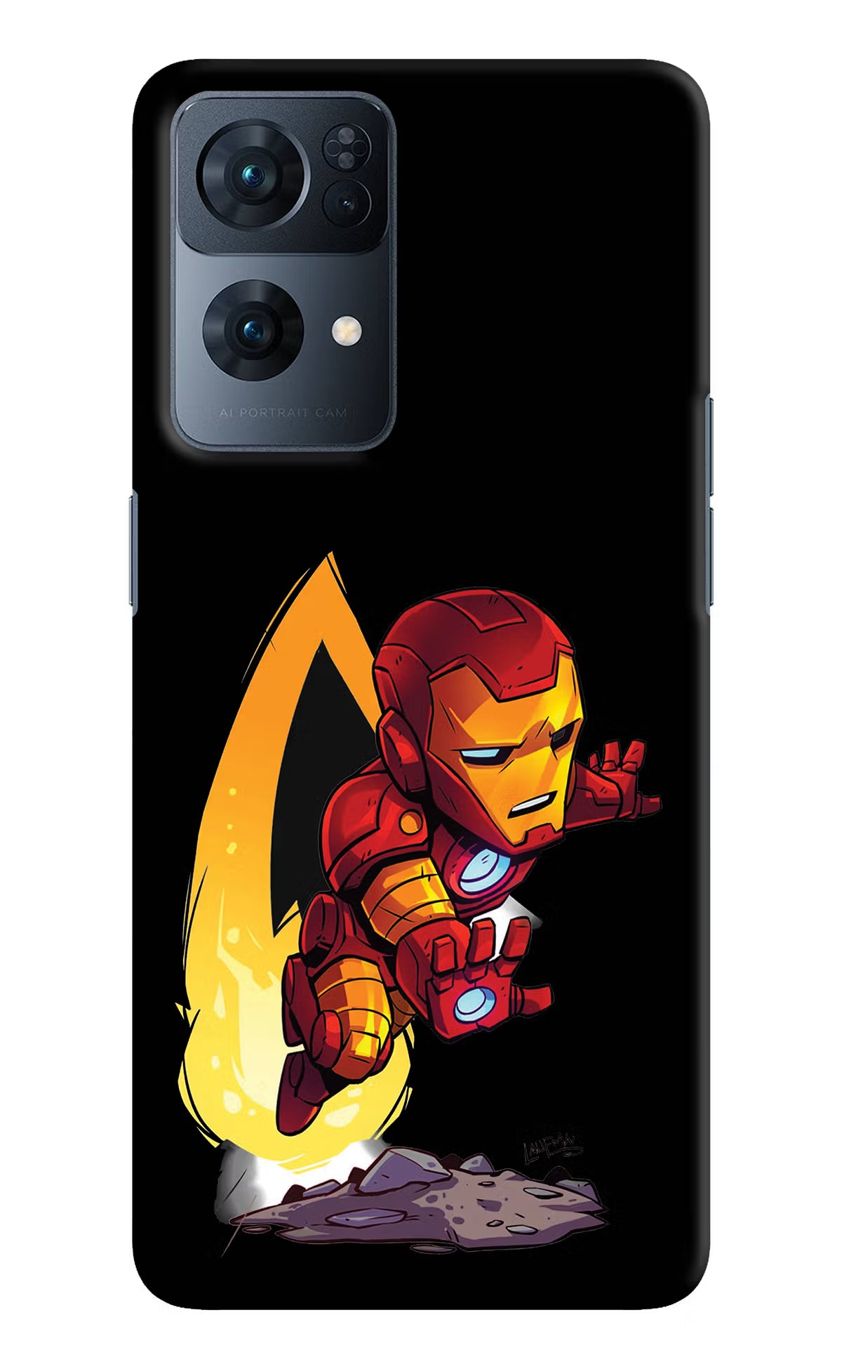IronMan Oppo Reno7 Pro 5G Hard Case Back Cover by Casekaro
