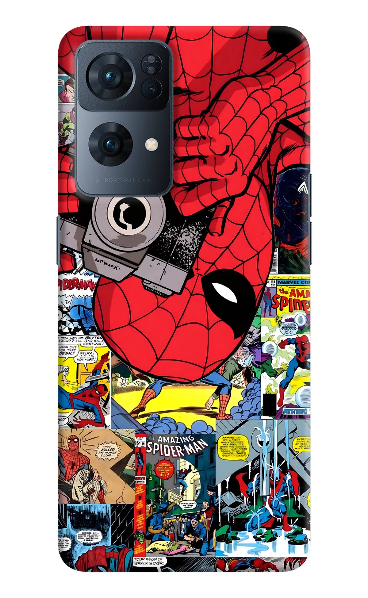 Spider Man Oppo Reno7 Pro 5G Hard Case Back Cover by Casekaro