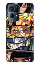 Naruto Character Oppo Reno7 Pro 5G Hard Case Back Cover by Casekaro