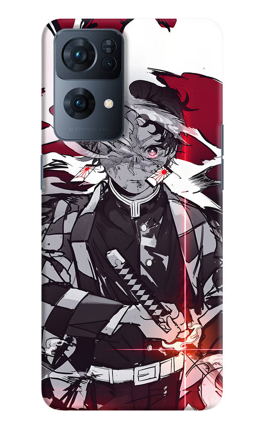 Demon Slayer Oppo Reno7 Pro 5G Hard Case Back Cover by Casekaro
