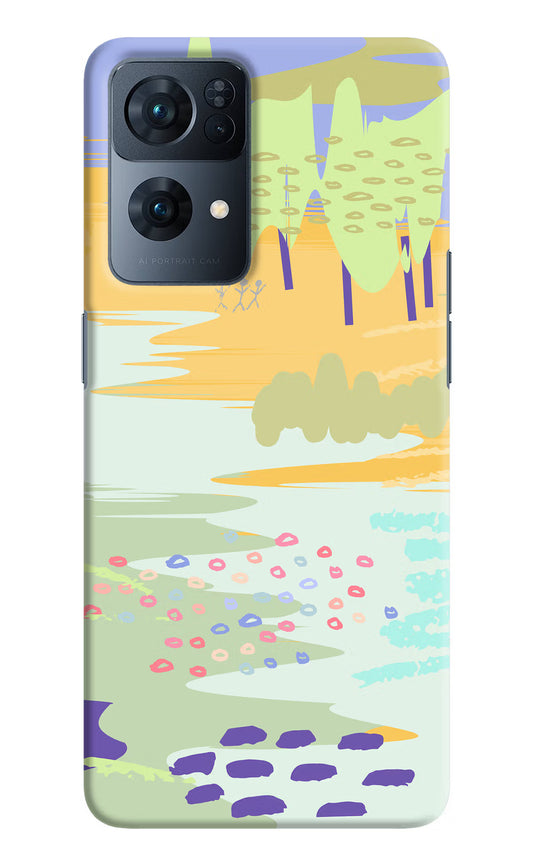 Scenery Oppo Reno7 Pro 5G Hard Case Back Cover by Casekaro