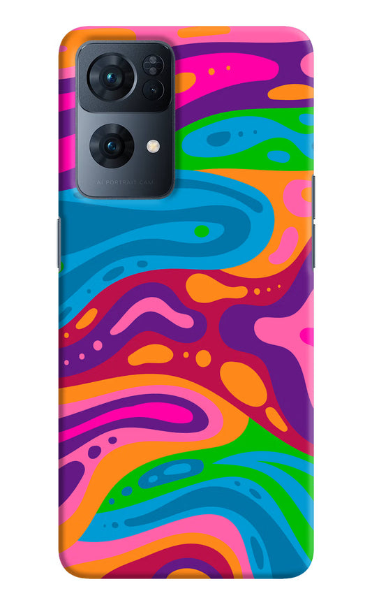 Trippy Pattern Oppo Reno7 Pro 5G Hard Case Back Cover by Casekaro