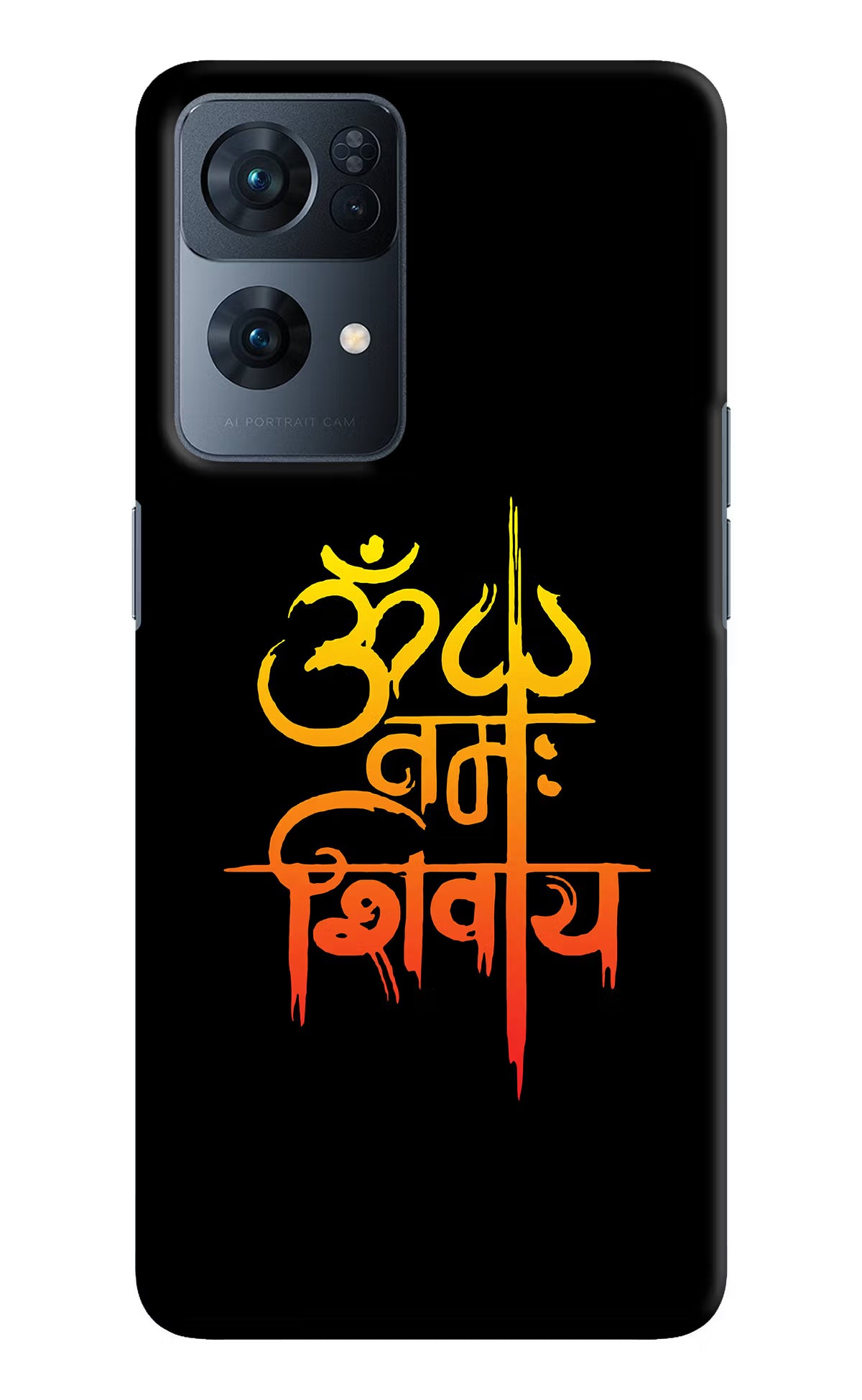 Om Namah Shivay Oppo Reno7 Pro 5G Hard Case Back Cover by Casekaro