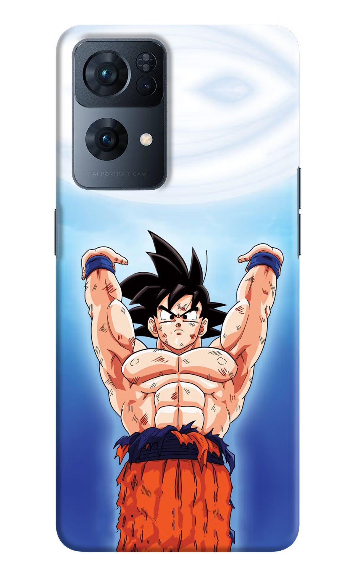Goku Power Oppo Reno7 Pro 5G Hard Case Back Cover by Casekaro