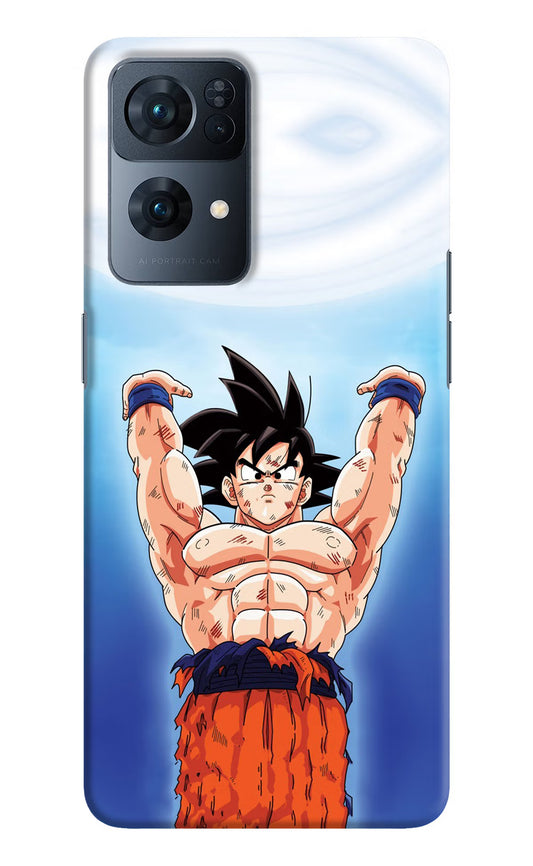 Goku Power Oppo Reno7 Pro 5G Hard Case Back Cover by Casekaro