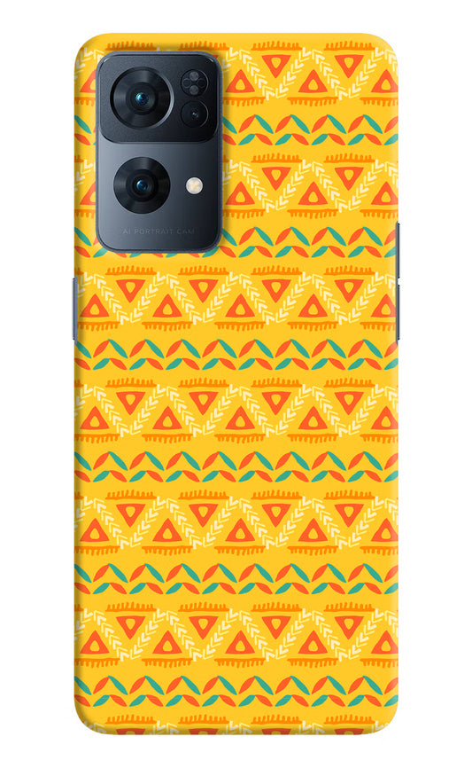 Tribal Pattern Oppo Reno7 Pro 5G Hard Case Back Cover by Casekaro