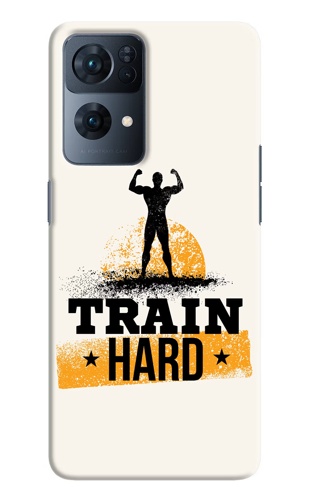 Train Hard Oppo Reno7 Pro 5G Hard Case Back Cover by Casekaro