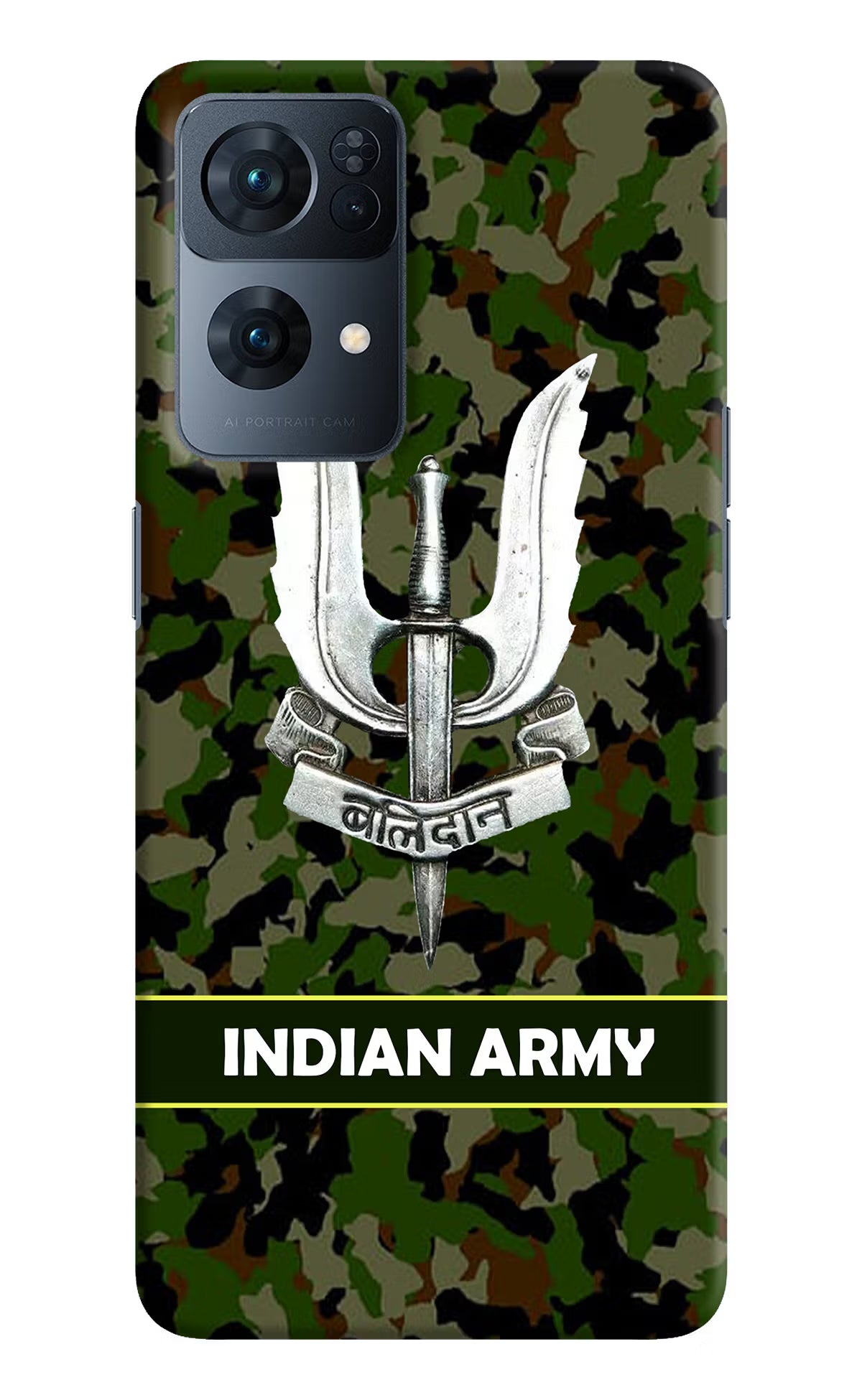 Balidan Indian Logo Oppo Reno7 Pro 5G Hard Case Back Cover by Casekaro