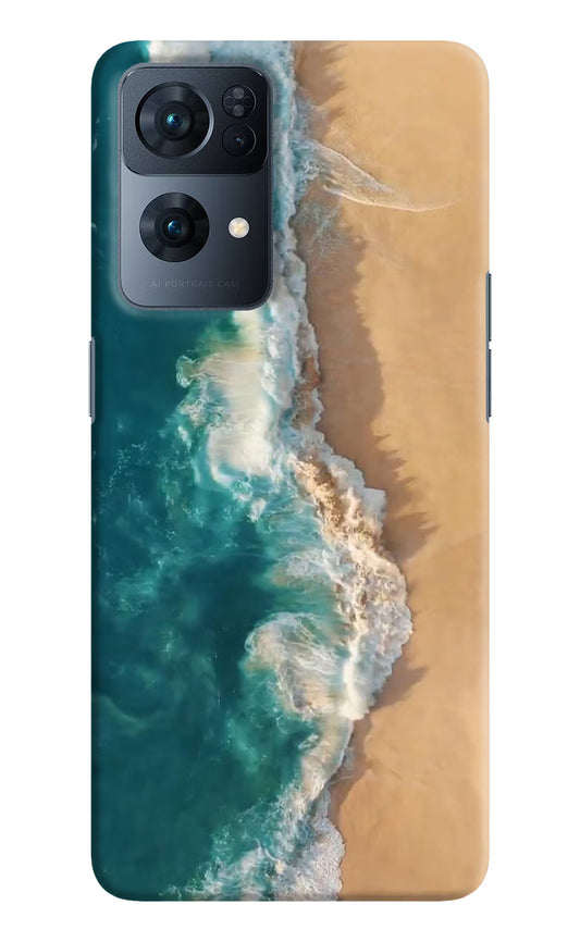 Ocean Beach Oppo Reno7 Pro 5G Hard Case Back Cover by Casekaro