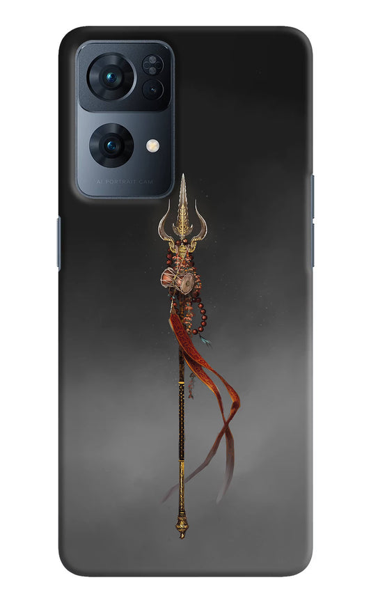 Shiv Trishul Oppo Reno7 Pro 5G Hard Case Back Cover by Casekaro