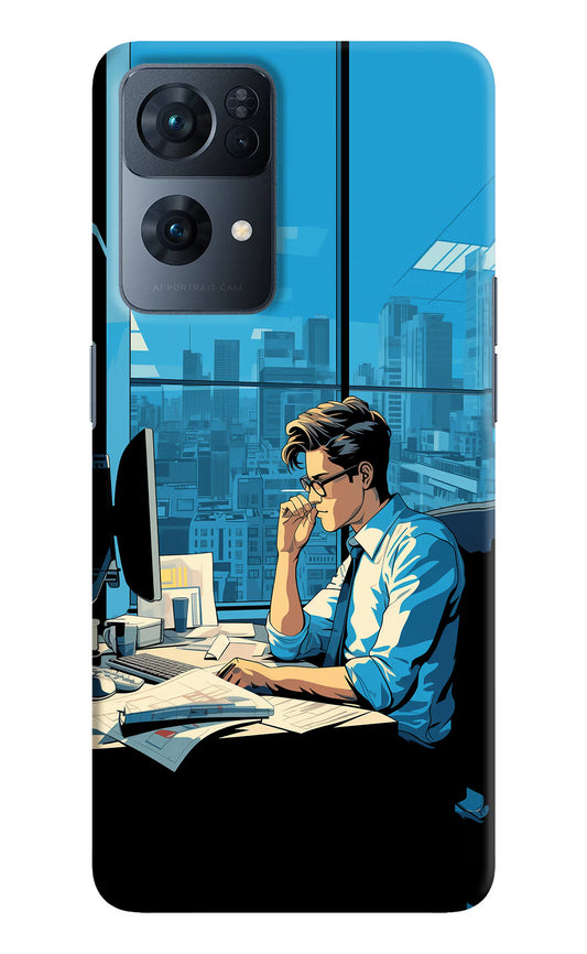 Focused Hustler (AI Generated) Oppo Reno7 Pro 5G Hard Case Back Cover by Casekaro