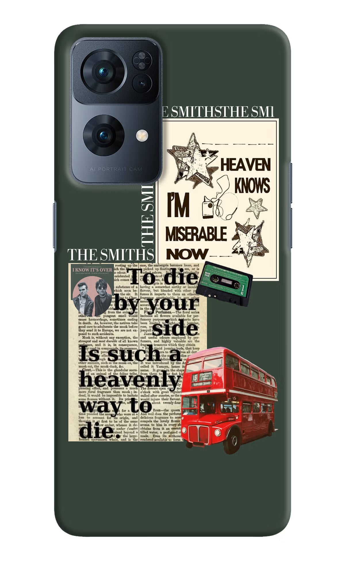 The Smiths Oppo Reno7 Pro 5G Hard Case Back Cover by Casekaro