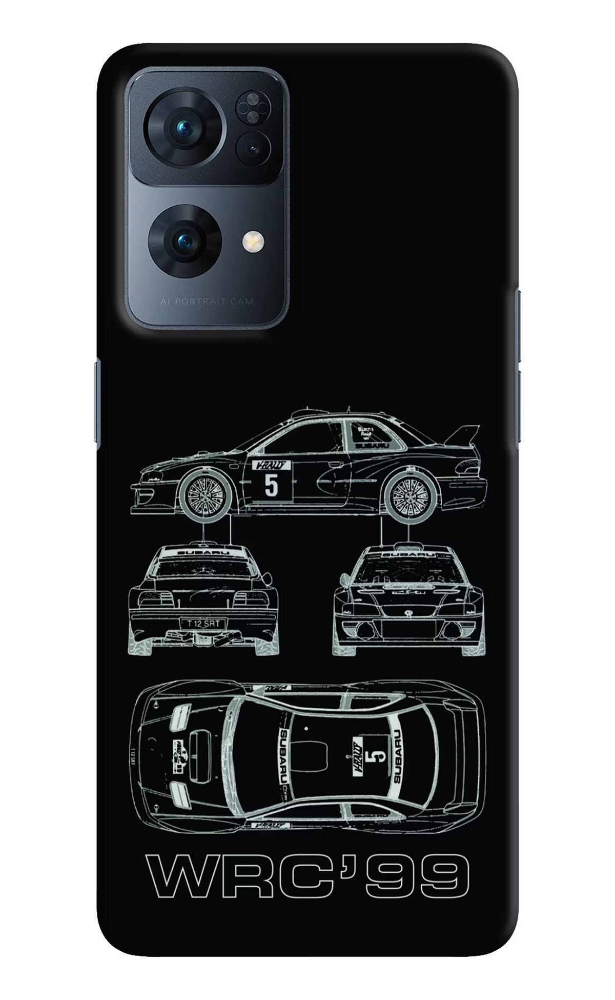 WRC'99 Oppo Reno7 Pro 5G Hard Case Back Cover by Casekaro