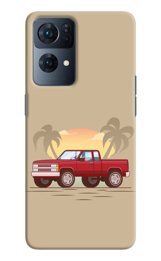 Desert Classic Drive Oppo Reno7 Pro 5G Hard Case Back Cover by Casekaro