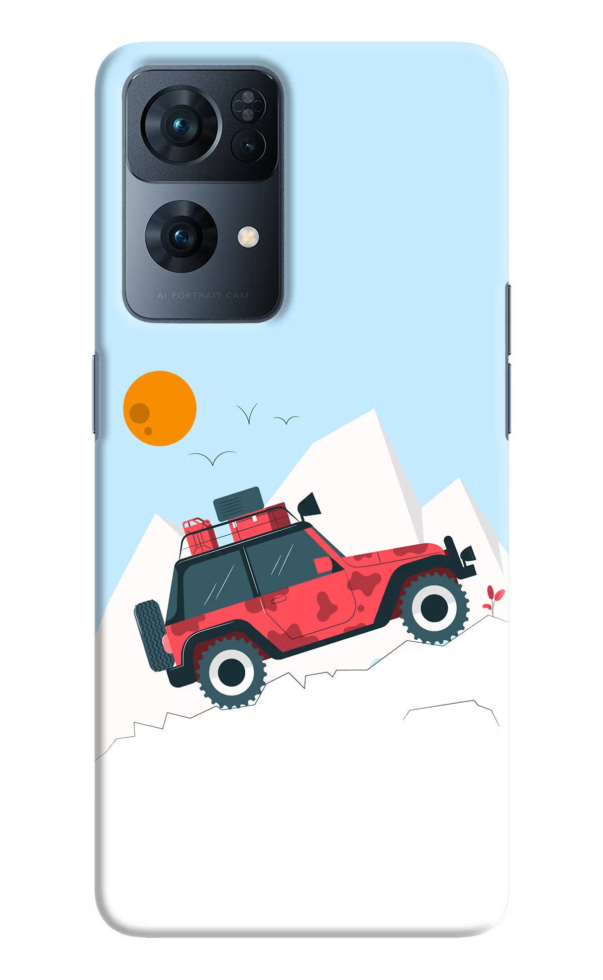 Mountain Trail Beast Oppo Reno7 Pro 5G Hard Case Back Cover by Casekaro