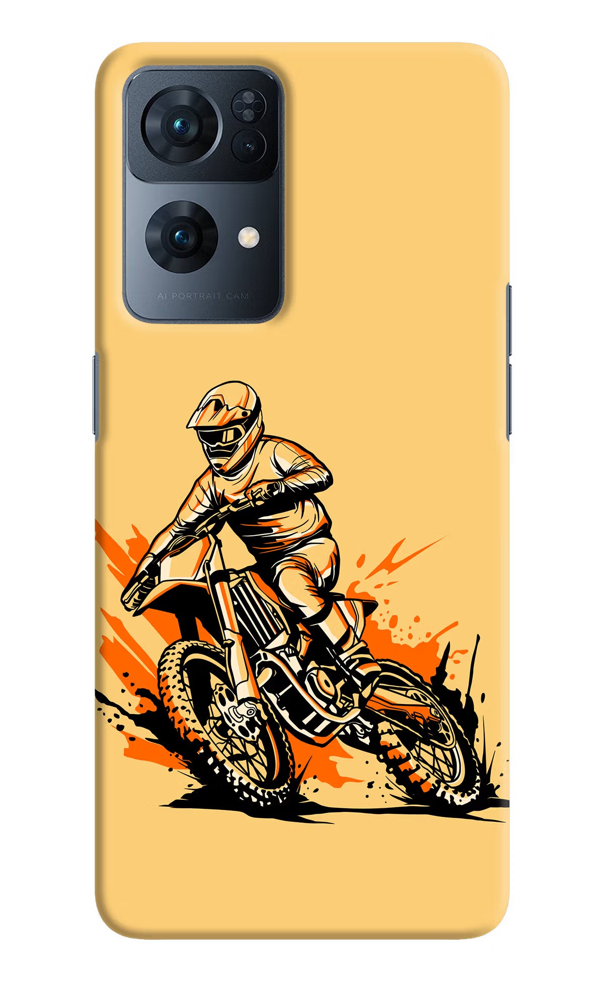 Off-Road Fury Oppo Reno7 Pro 5G Hard Case Back Cover by Casekaro
