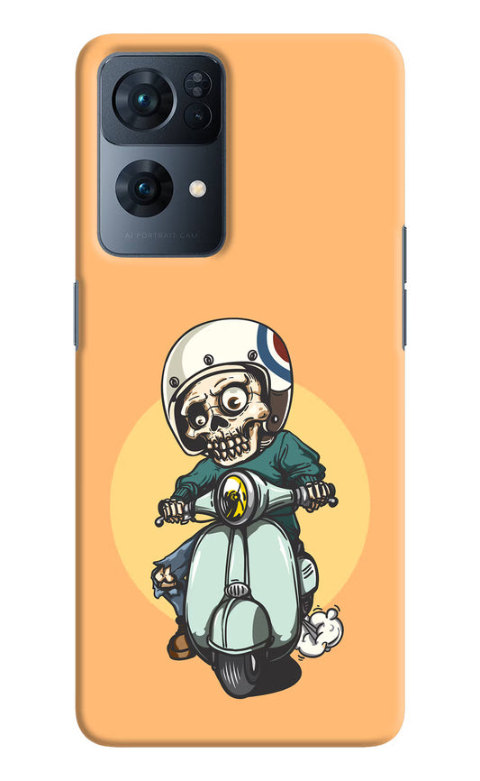 Undead Biker Oppo Reno7 Pro 5G Hard Case Back Cover by Casekaro