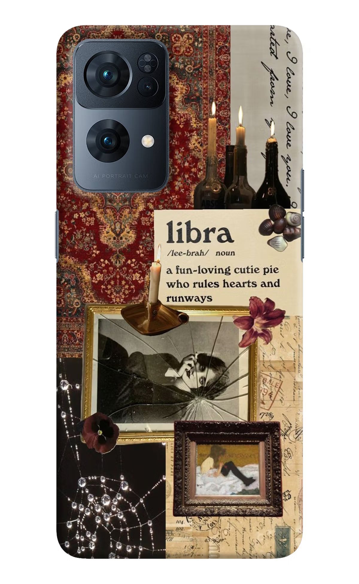 Libra Zodiac Oppo Reno7 Pro 5G Hard Case Back Cover by Casekaro