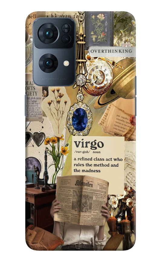 Virgo Zodiac Oppo Reno7 Pro 5G Hard Case Back Cover by Casekaro