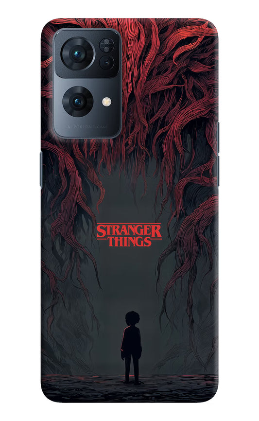 Ordinary Things Dark Side Oppo Reno7 Pro 5G Hard Case Back Cover by Casekaro