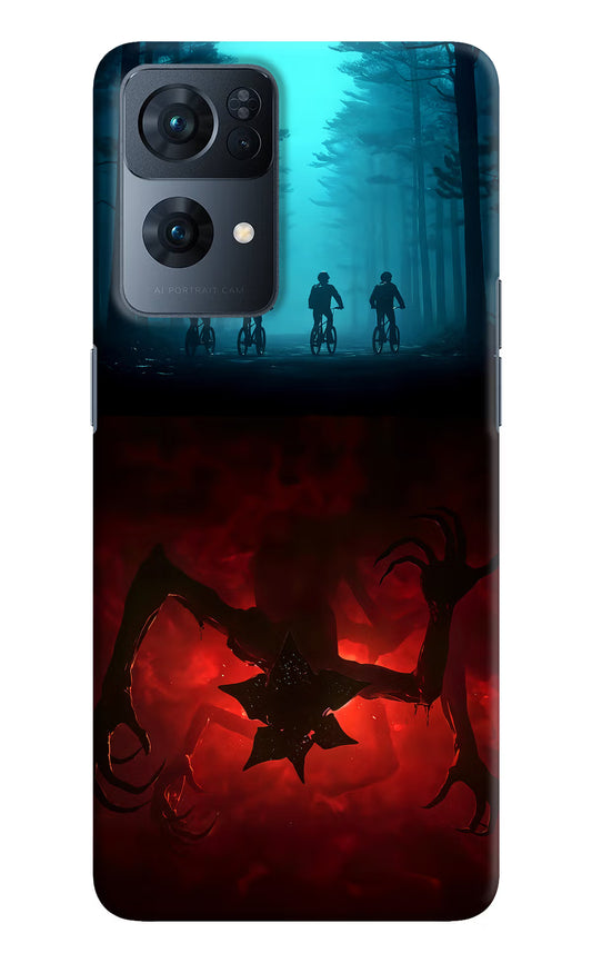 Ordinary Things Downside Up Oppo Reno7 Pro 5G Hard Case Back Cover by Casekaro