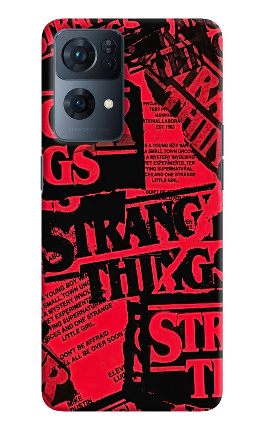 Ordinary Things Oppo Reno7 Pro 5G Hard Case Back Cover by Casekaro