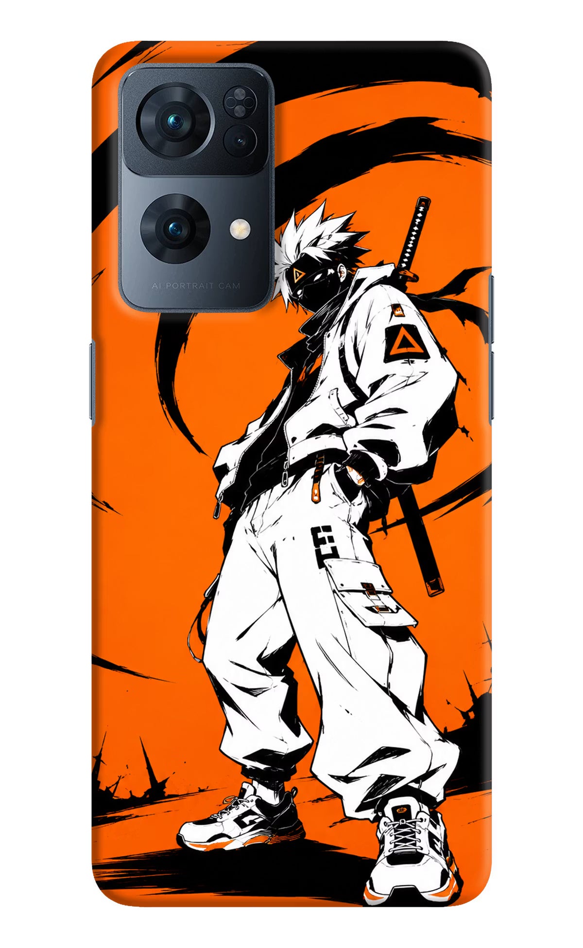 Street Samurai  Oppo Reno7 Pro 5G Hard Case Back Cover by Casekaro
