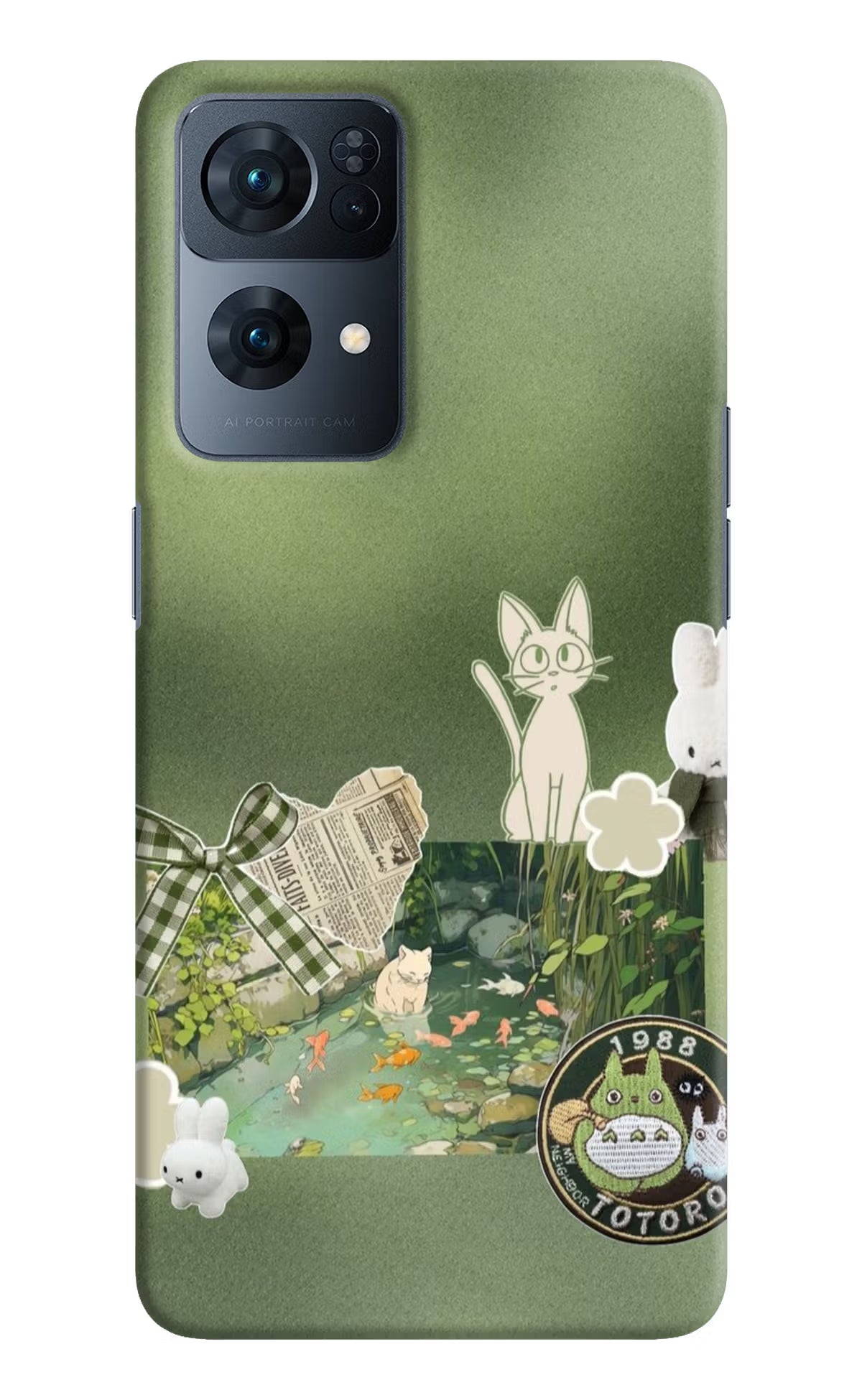 Aesthetic anime Oppo Reno7 Pro 5G Back Cover