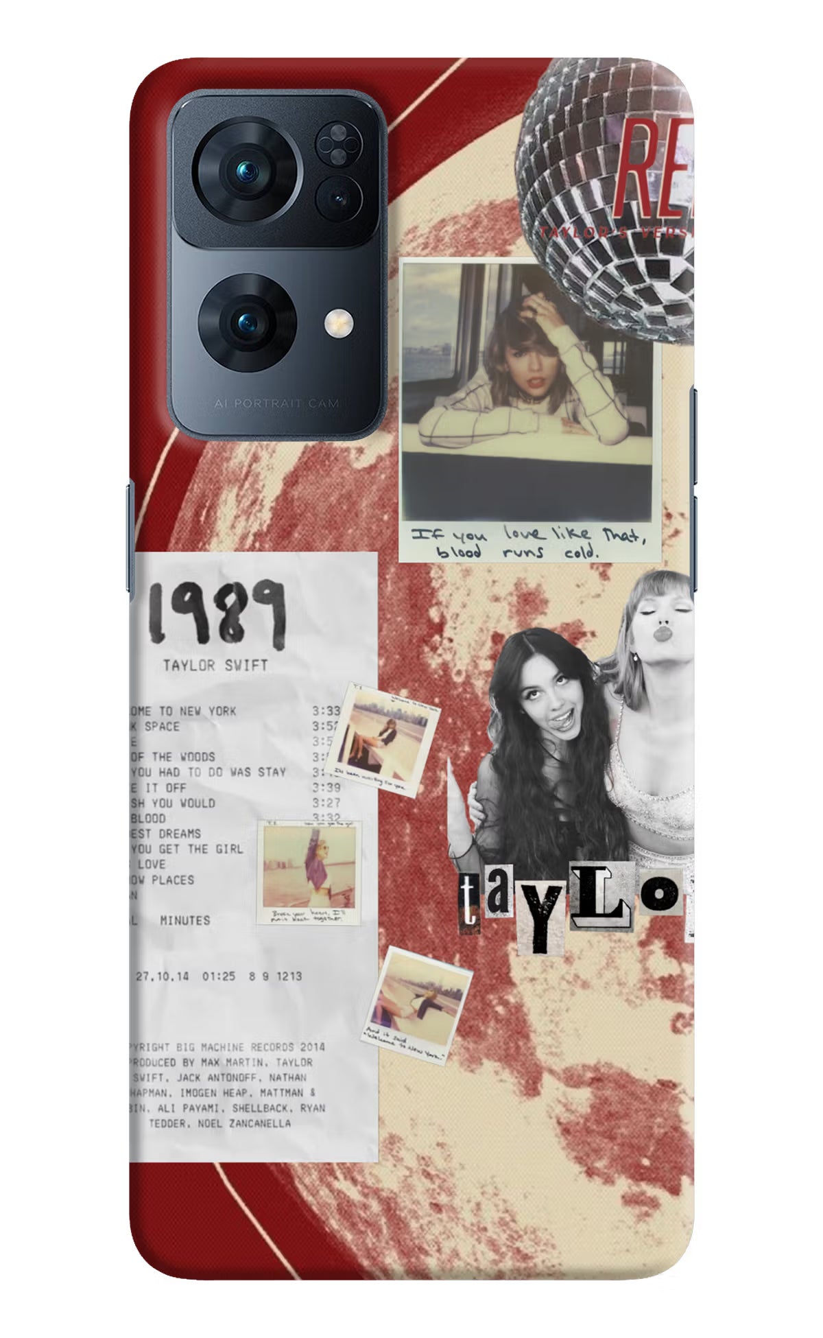 Taylor Swift Oppo Reno7 Pro 5G Back Cover
