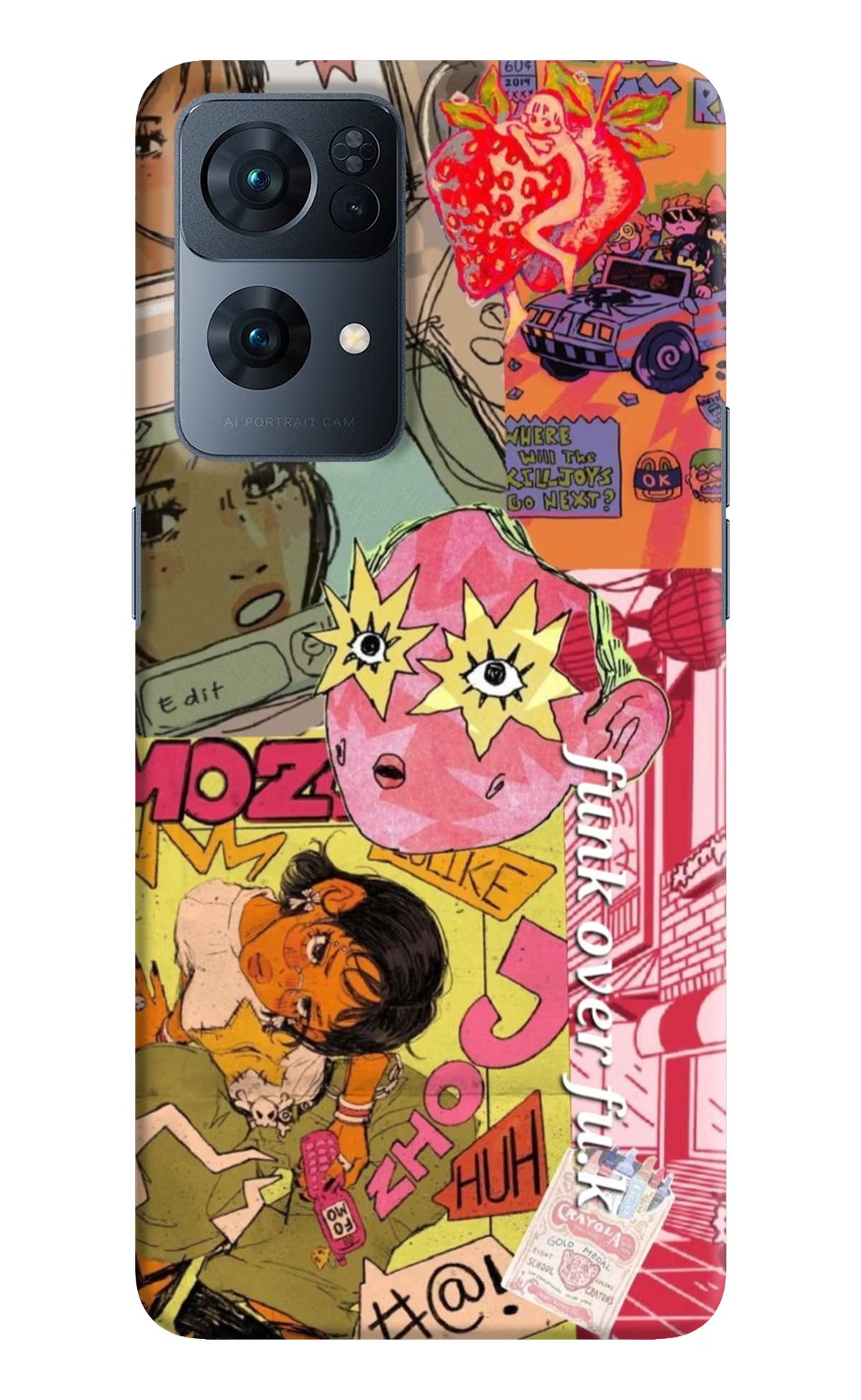 Funkover Oppo Reno7 Pro 5G Back Cover
