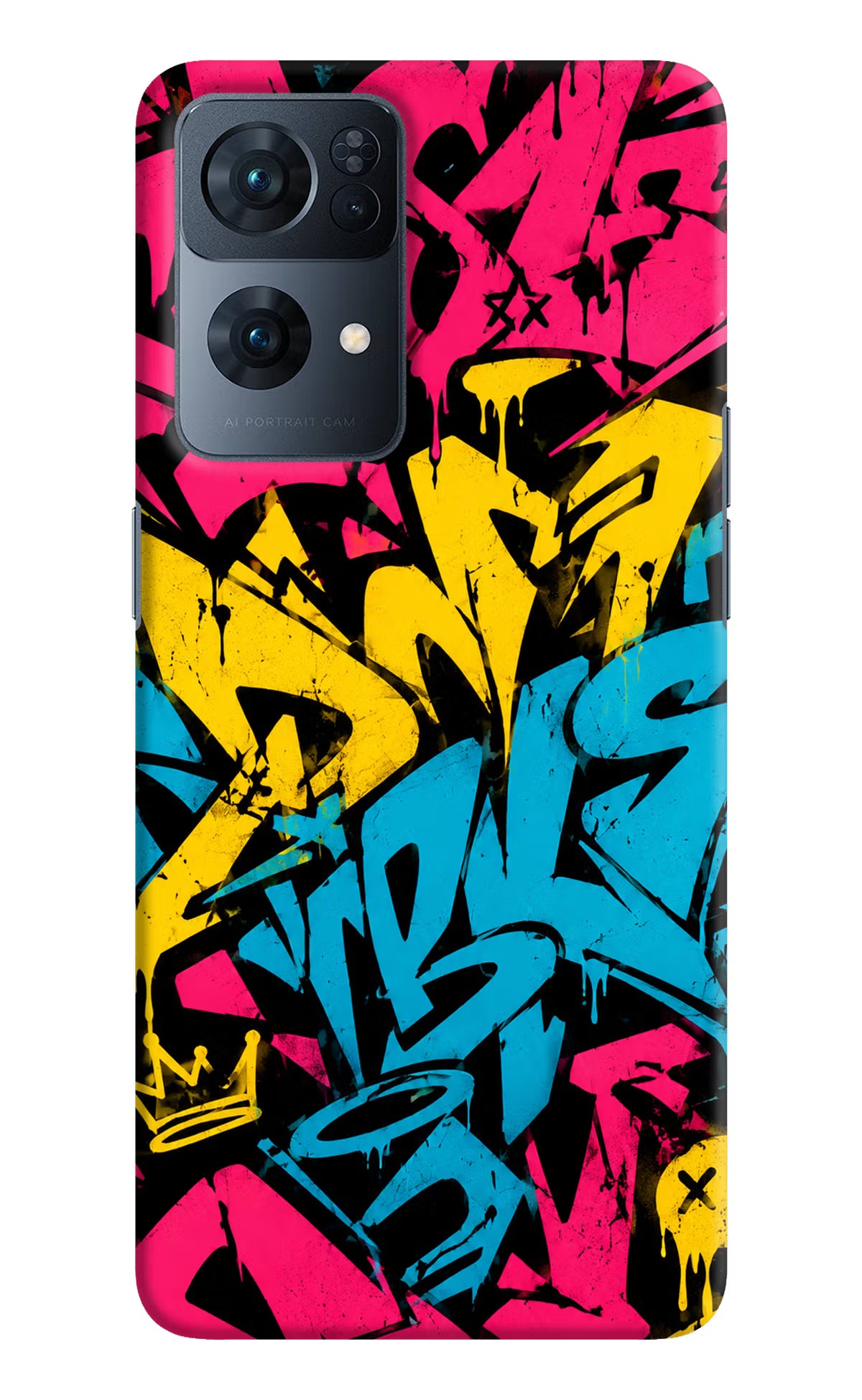 Graffiti Vibe Oppo Reno7 Pro 5G Back Cover
