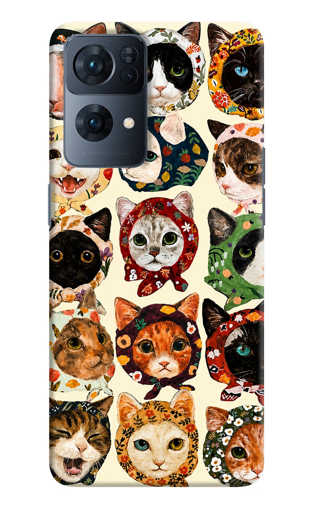 Cool Cat Oppo Reno7 Pro 5G Back Cover