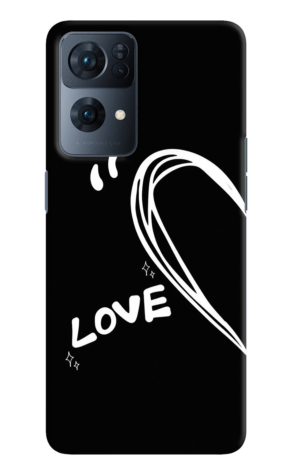 Love Line Oppo Reno7 Pro 5G Back Cover